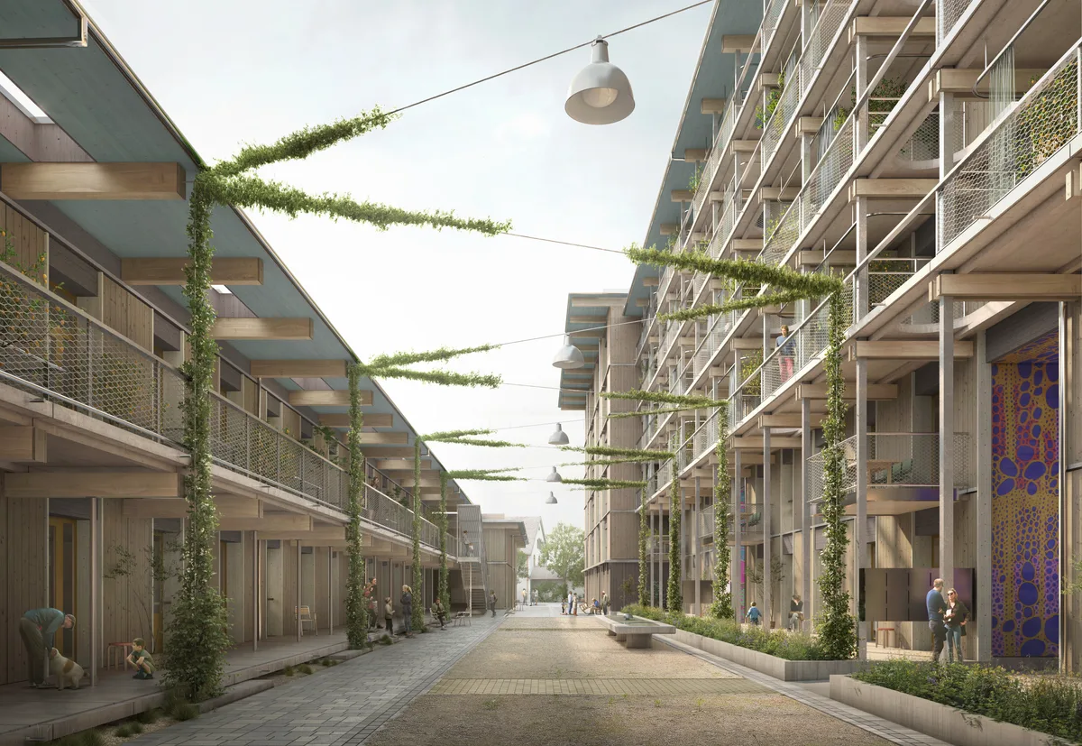 Auf dem Sagi Areal entstehen rund 100 Wohnungen.